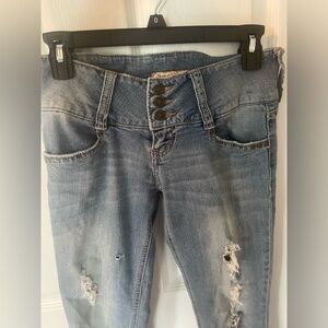 Vintage low rise flared jeans